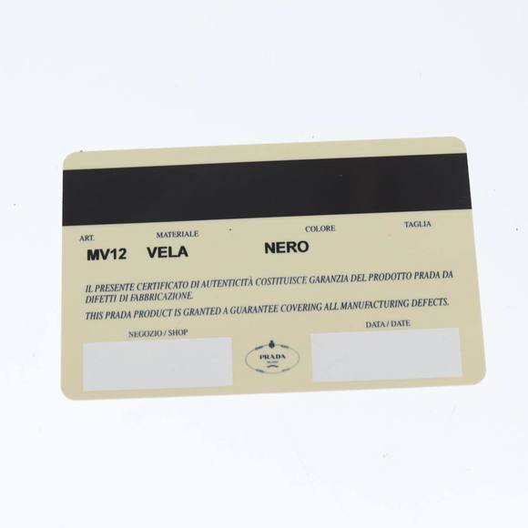 PRADA Pouch Nylon Black Auth 75663 - Picture 12 of 16